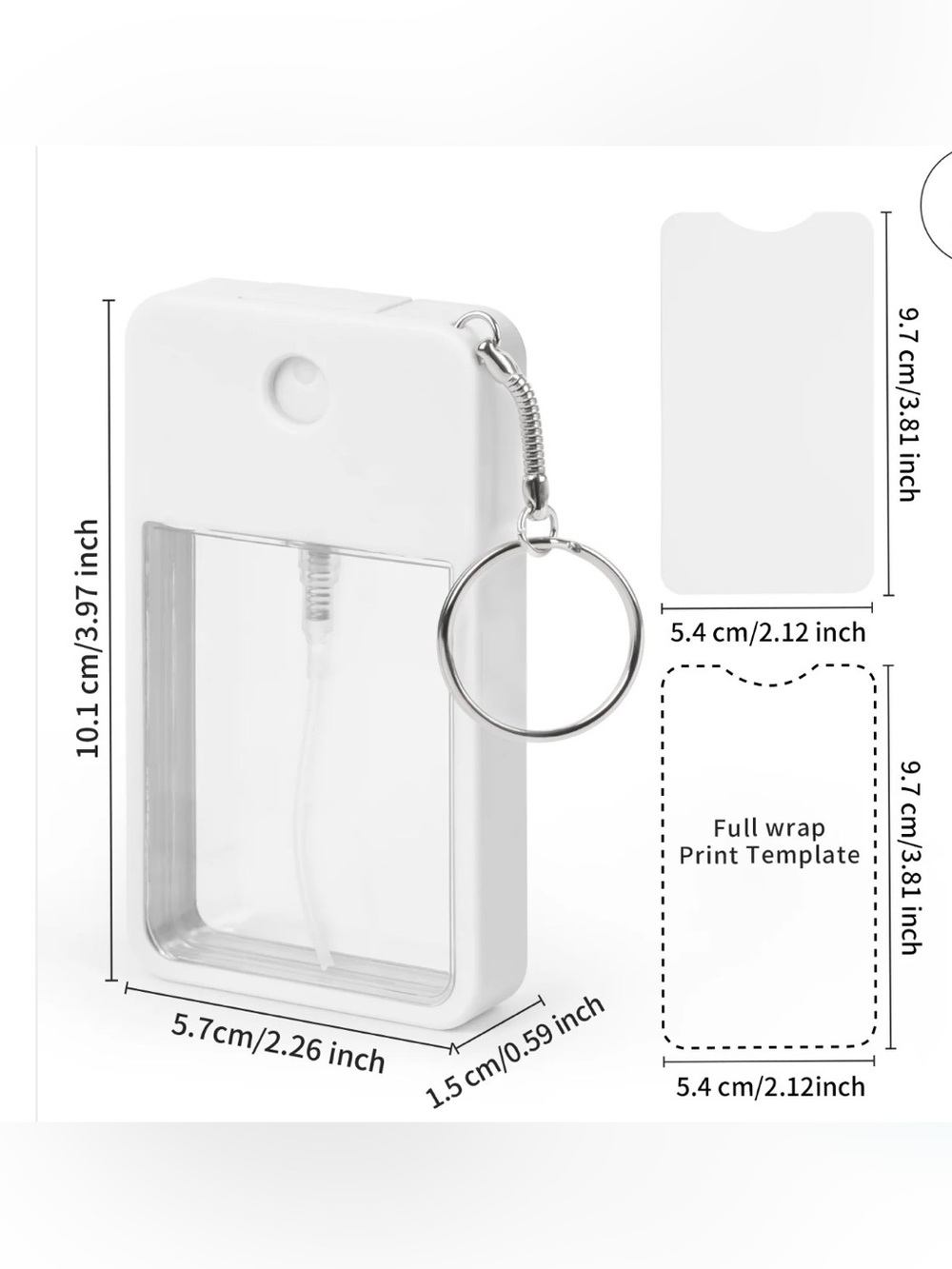 HANDMADE FASHION Hand Sanitizer Spray Card - Picture 2 of 3